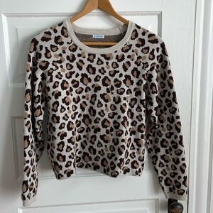 Mayoral Leopard Print Sweater, Size 16 (girls)